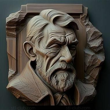 3D model Max Weber American artist (STL)